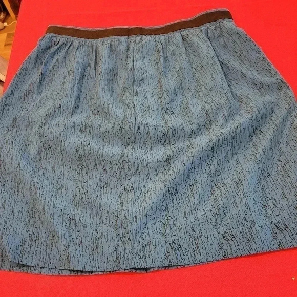 George Black  on Blue Mini Skirt Lined With Pockets size 12 NWOT - Picture 1 of 5